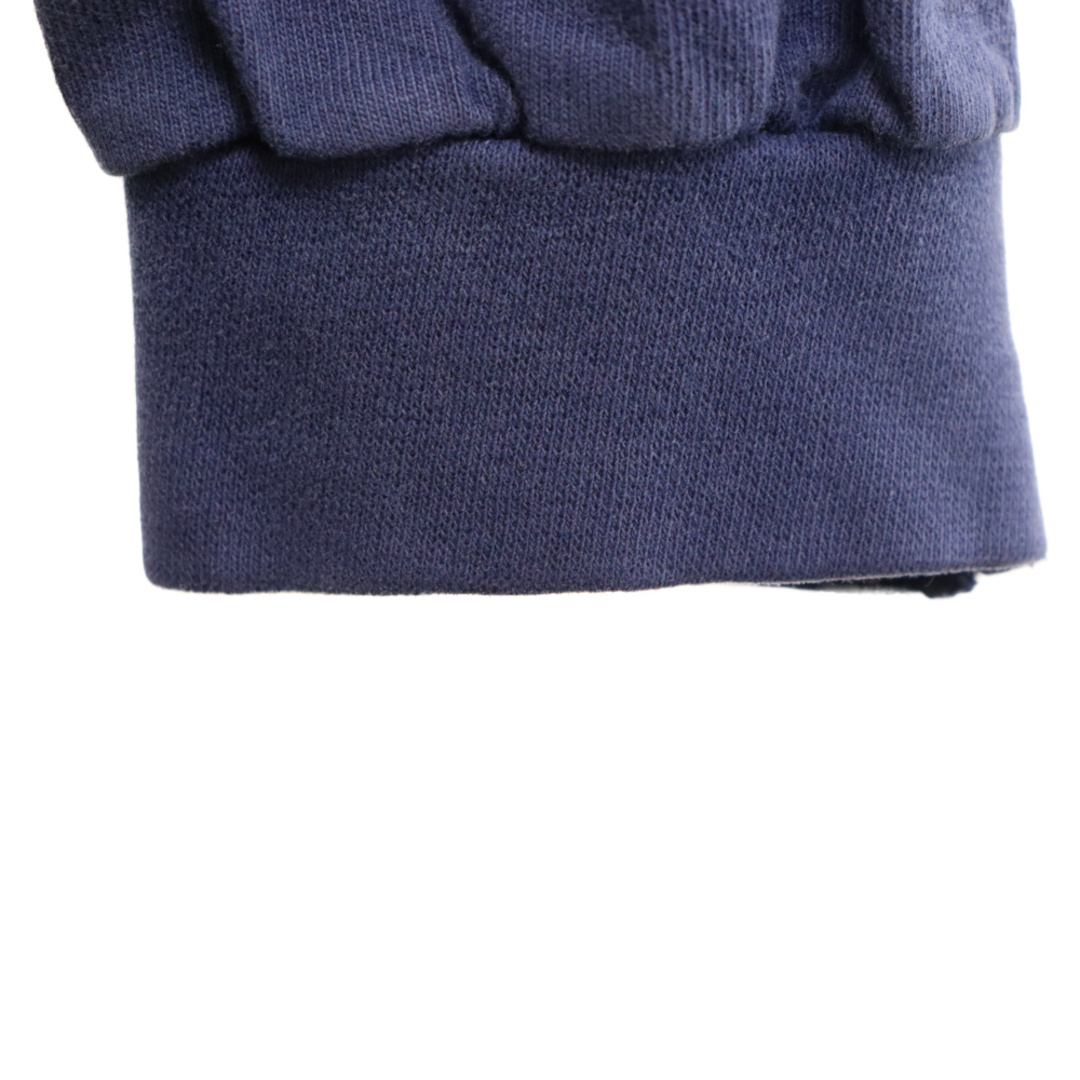 NIKE(ナイキ)のNIKE ナイキ 90s～00s ロゴ刺繍 コットン 長袖 ロングスリーブ Tシャツ ネイビー USA製 メンズのトップス(Tシャツ/カットソー(七分/長袖))の商品写真