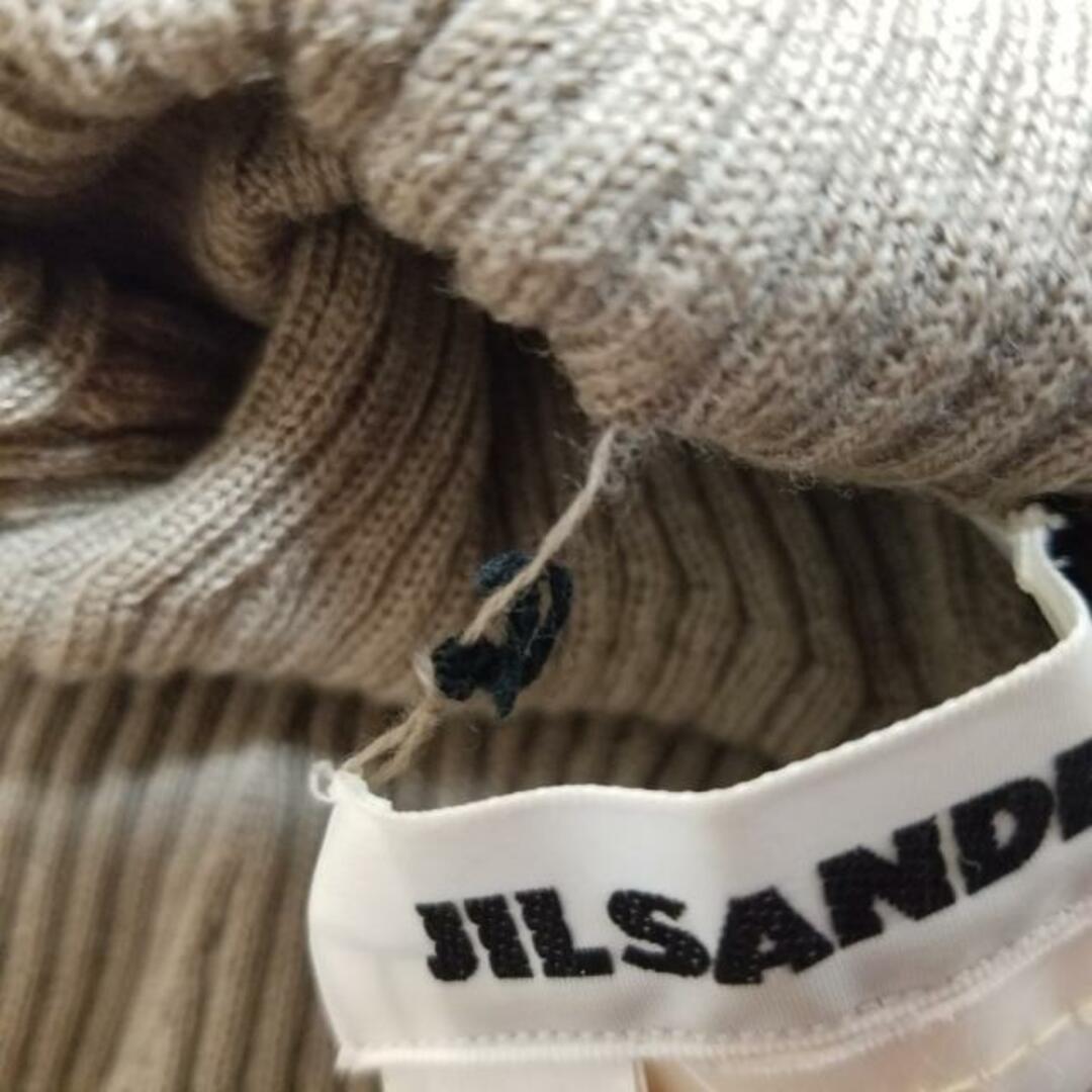 Jil Sander(ジルサンダー)のJILSANDER(ジルサンダー) 長袖セーター サイズ38 S レディース - ベージュ ハイネック レディースのトップス(ニット/セーター)の商品写真