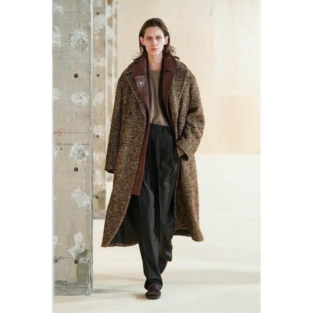 AURALEE(オーラリー)の22AW AURALEE  WOOL ALPACA TWEED COAT 1 レディースのジャケット/アウター(ロングコート)の商品写真