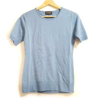 ジョンスメドレー(JOHN SMEDLEY)のJOHN SMEDLEY(ジョンスメドレー) 半袖カットソー サイズS レディース - ライトブルー クルーネック(カットソー(半袖/袖なし))