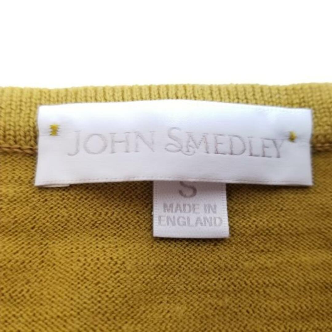 JOHN SMEDLEY(ジョンスメドレー)のJOHN SMEDLEY(ジョンスメドレー) カーディガン サイズS レディース - ダークイエロー 長袖 レディースのトップス(カーディガン)の商品写真