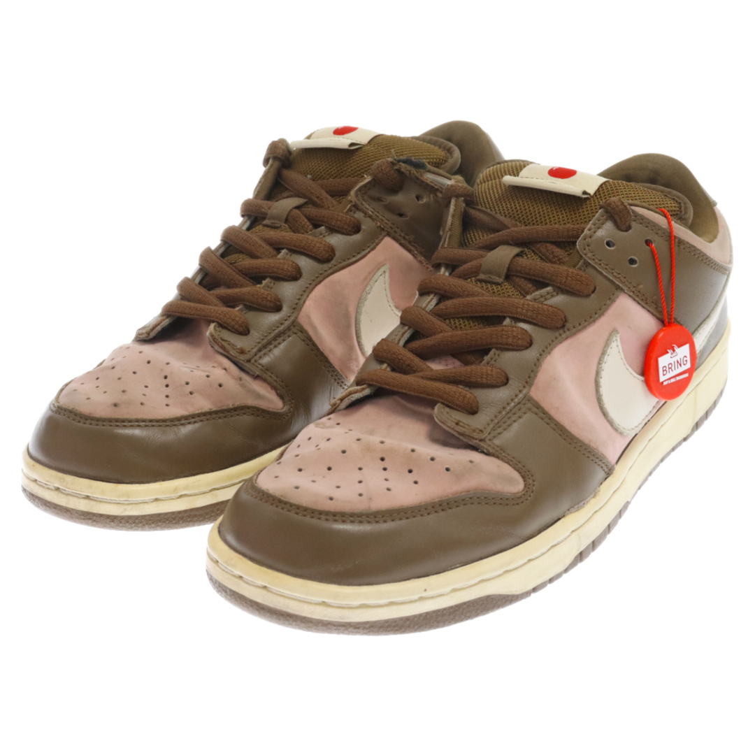 NIKE(ナイキ)のNIKE SB ナイキエスビー SB DUNK LOW PRO STUSSY CHERRY 304292-671 ステューシー ダンク ロー プロ チェリー ローカットスニーカー US10/28cm ピンク/ブラウン メンズの靴/シューズ(スニーカー)の商品写真