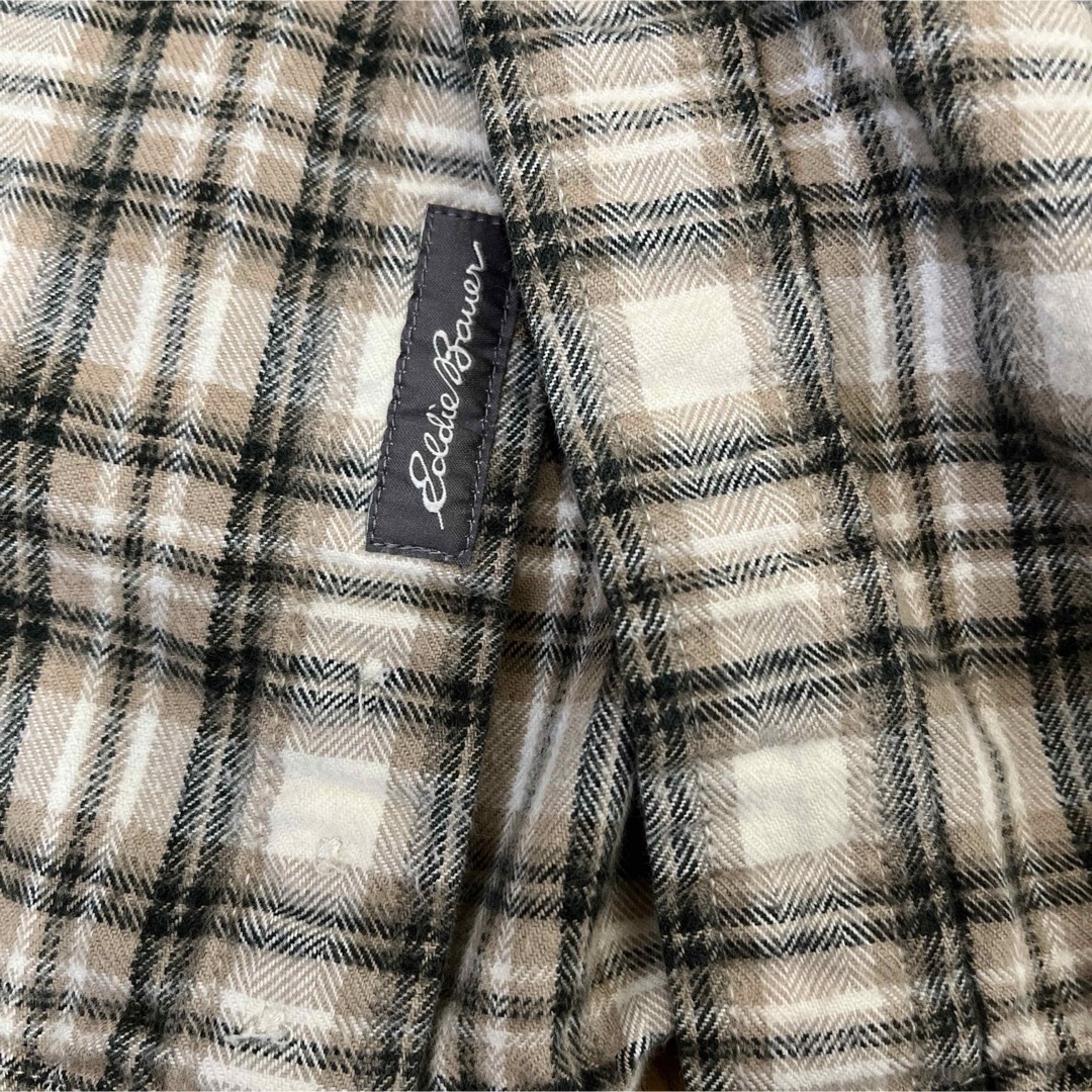 Eddie Bauer(エディーバウアー)のEddie Bauer 美品 エディーバウアー コットンネルシャツ チェック L メンズのトップス(シャツ)の商品写真