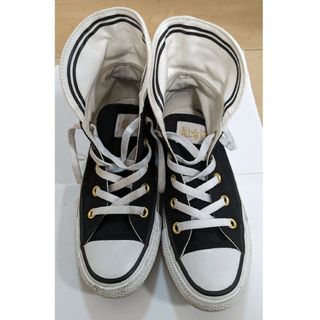 コンバース(CONVERSE)のCONVERSE　マリンデザイン　22.5cm　ブラック(スニーカー)