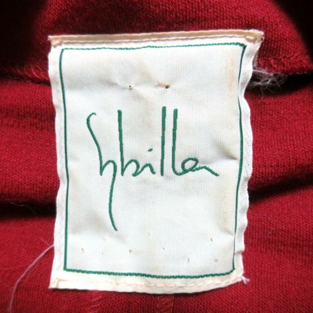 Sybilla(シビラ)のSybilla(シビラ) 長袖カットソー サイズ40 XL レディース - レッド レディースのトップス(カットソー(長袖/七分))の商品写真