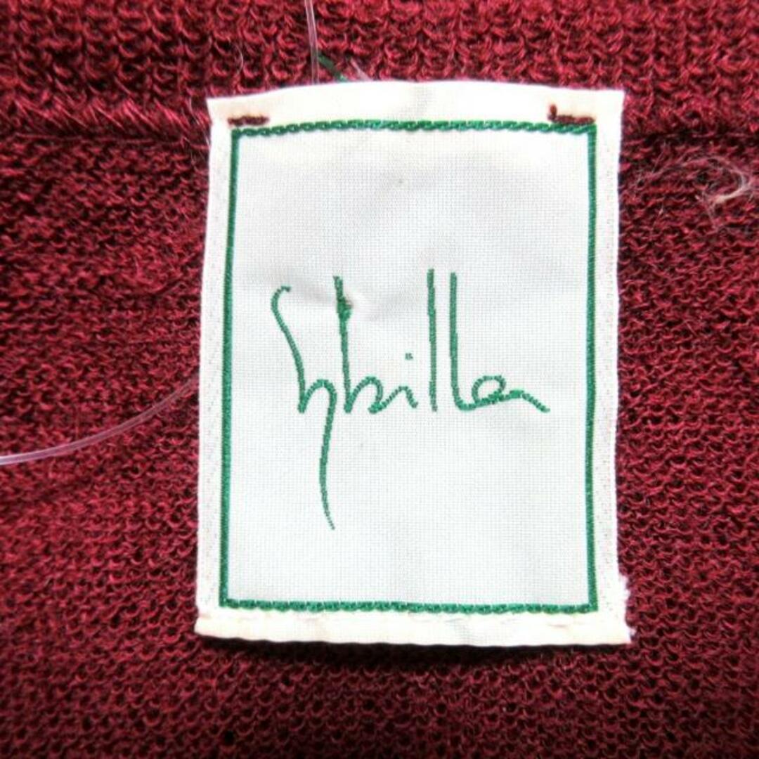 Sybilla(シビラ)のSybilla(シビラ) ノースリーブカットソー サイズM レディース - ボルドー×ピンク×マルチ 花柄/刺繍 レディースのトップス(カットソー(半袖/袖なし))の商品写真