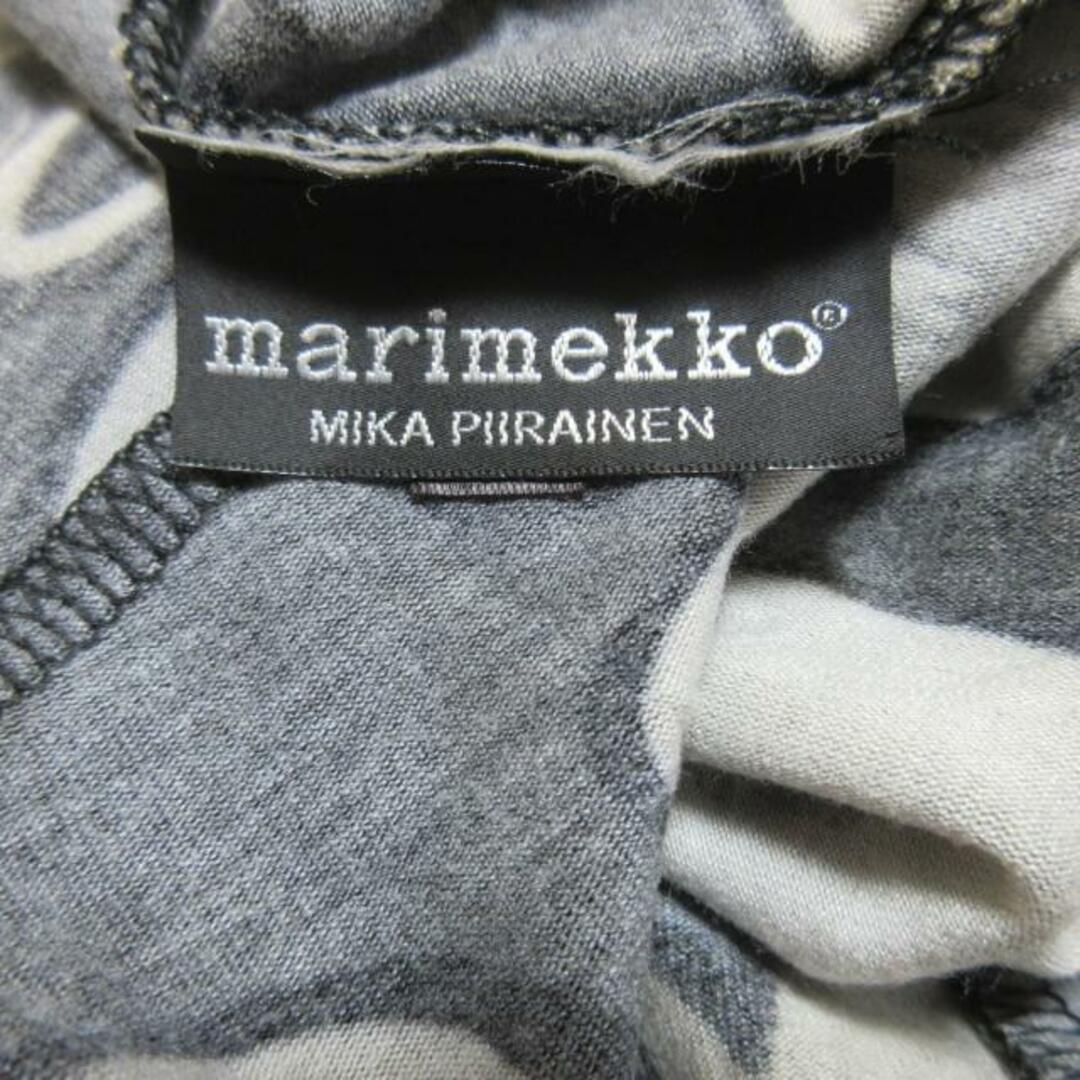 marimekko(マリメッコ)のmarimekko(マリメッコ) スカート サイズS レディース - 黒×カーキ×マルチ ひざ丈/花柄/ウエストゴム レディースのスカート(その他)の商品写真