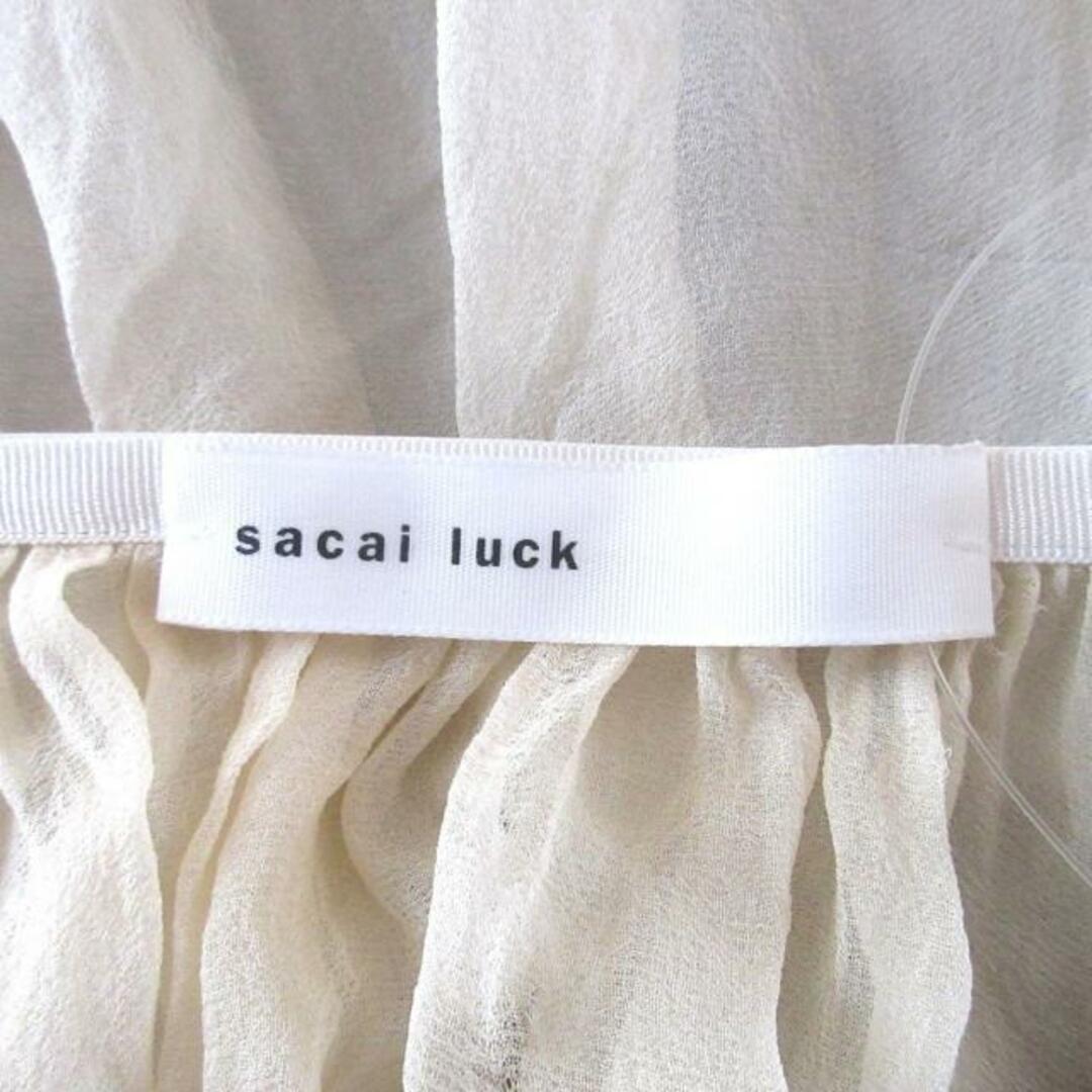 sacai luck(サカイラック)のsacai luck(サカイラック) チュニック サイズ2 M レディース - グレー×ベージュ 長袖 レディースのトップス(チュニック)の商品写真