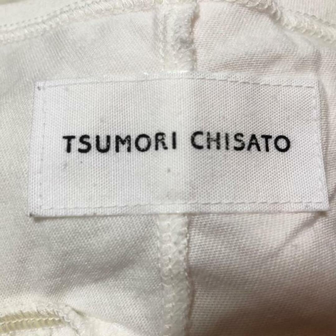 TSUMORI CHISATO(ツモリチサト)のTSUMORI CHISATO(ツモリチサト) ワンピース サイズ2 M レディース - 白×ピンク×マルチ 半袖/ロング レディースのワンピース(その他)の商品写真