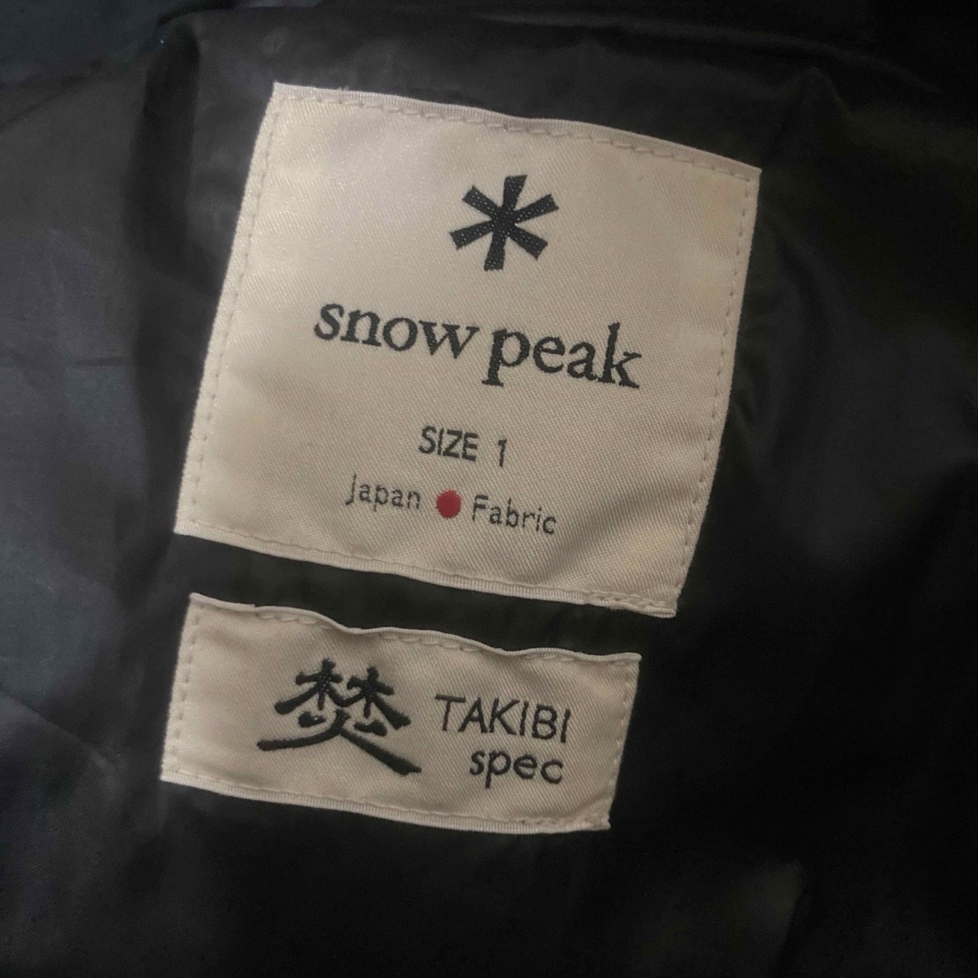 Snow Peak(スノーピーク)のSnow Peak TAKIBI × spec 800FP ダウン ジャケット メンズのジャケット/アウター(ダウンジャケット)の商品写真