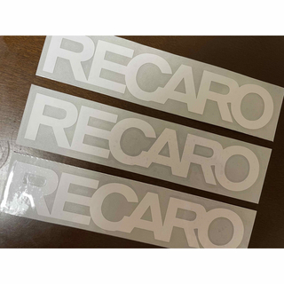 RECARO レカロ ステッカー 3枚セット(ステッカー)