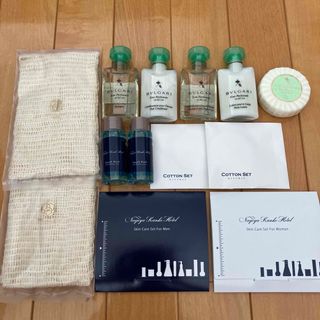 BVLGARI - 新品　未使用　BVLGARI ブルガリ　アメニティ& スキンケアセット13点★