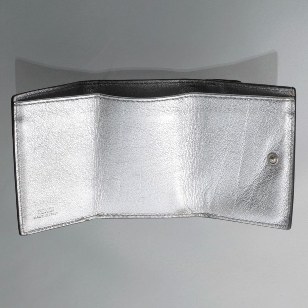 FENDI(フェンディ)のK3559 フェンディ ズッカ 本革 三つ折 ミニ 財布 箱付き ITALY製 レディースのファッション小物(財布)の商品写真