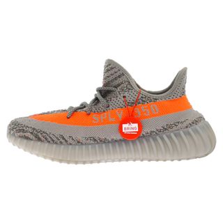 アディダス(adidas)のadidas アディダス YEEZY BOOST 350 V2 Beluga Reflective イージーブースト350 ベルーガ リフレクティブ ローカットスニーカー グレー/オレンジ US9/27cm GW1229(スニーカー)