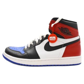 ナイキ(NIKE)のNIKE ナイキ AIR JORDAN 1 RETRO HIGH OG TOP 3 エアジョーダン1 トップ3 ハイカットスニーカー US9/27cm ブラック/レッド/ブルー 555088‐026(スニーカー)