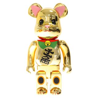 メディコムトイ(MEDICOM TOY)のMEDICOM TOY メディコムトイ BE@RBRICK 400% ベアブリック 東京ソラマチ7周年記念 招き猫 銀メッキ 開運招福 フィギュア ゴールド(その他)