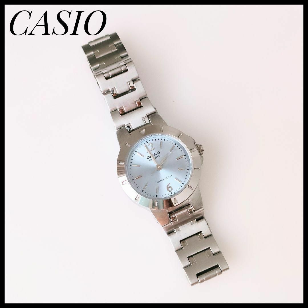 大人気　極美品　カシオ　CASIO　レディース　腕時計　クオーツ　三針　シルバー