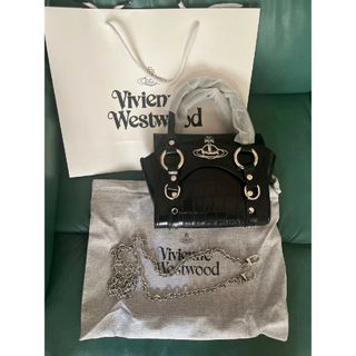 Vivienne westwood ヴィヴィアンウエストウッド フレーム バッグカラー…ブラウン