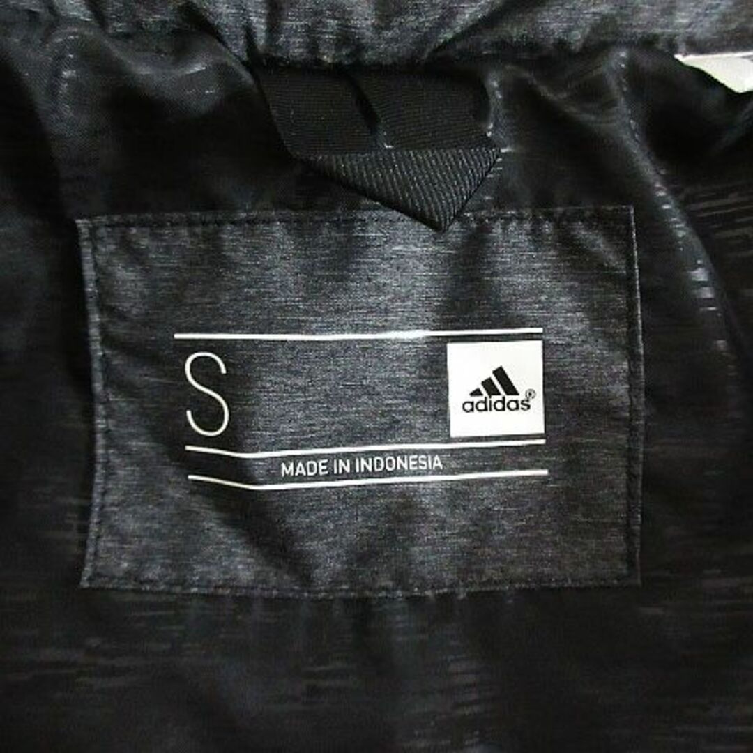 adidas(アディダス)のアディダス ジャケット 長袖 ジップアップ ショート丈 ロゴ 中綿 S グレー レディースのジャケット/アウター(ブルゾン)の商品写真