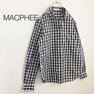 マカフィー(MACPHEE)の★マカフィー★コットンギンガムチェックシャツ (シャツ/ブラウス(長袖/七分))