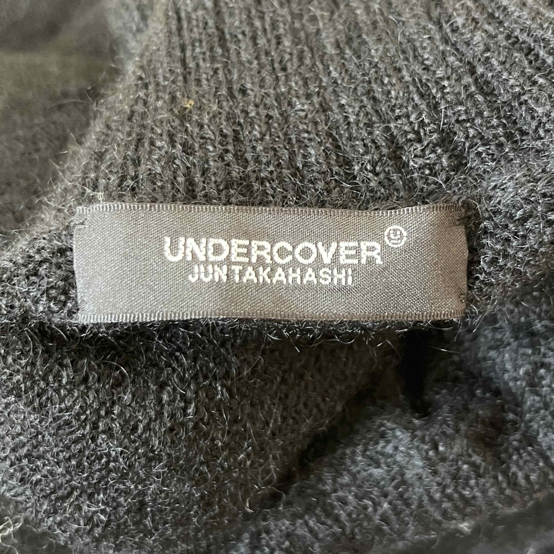 UNDERCOVER(アンダーカバー)のUNDER COVER アンダーカバー ハイネック モヘア ニット 黒 女性 春 レディースのトップス(ニット/セーター)の商品写真