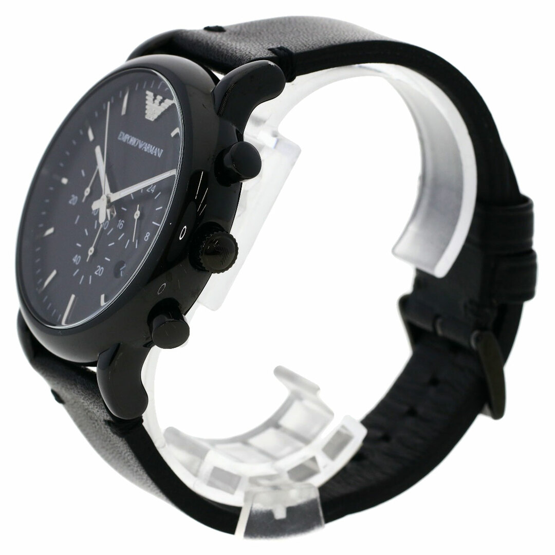 Emporio Armani(エンポリオアルマーニ)のEmporio Armani AR1918 アルマーニ  AR1918 腕時計 SS 革 メンズ メンズの時計(腕時計(アナログ))の商品写真