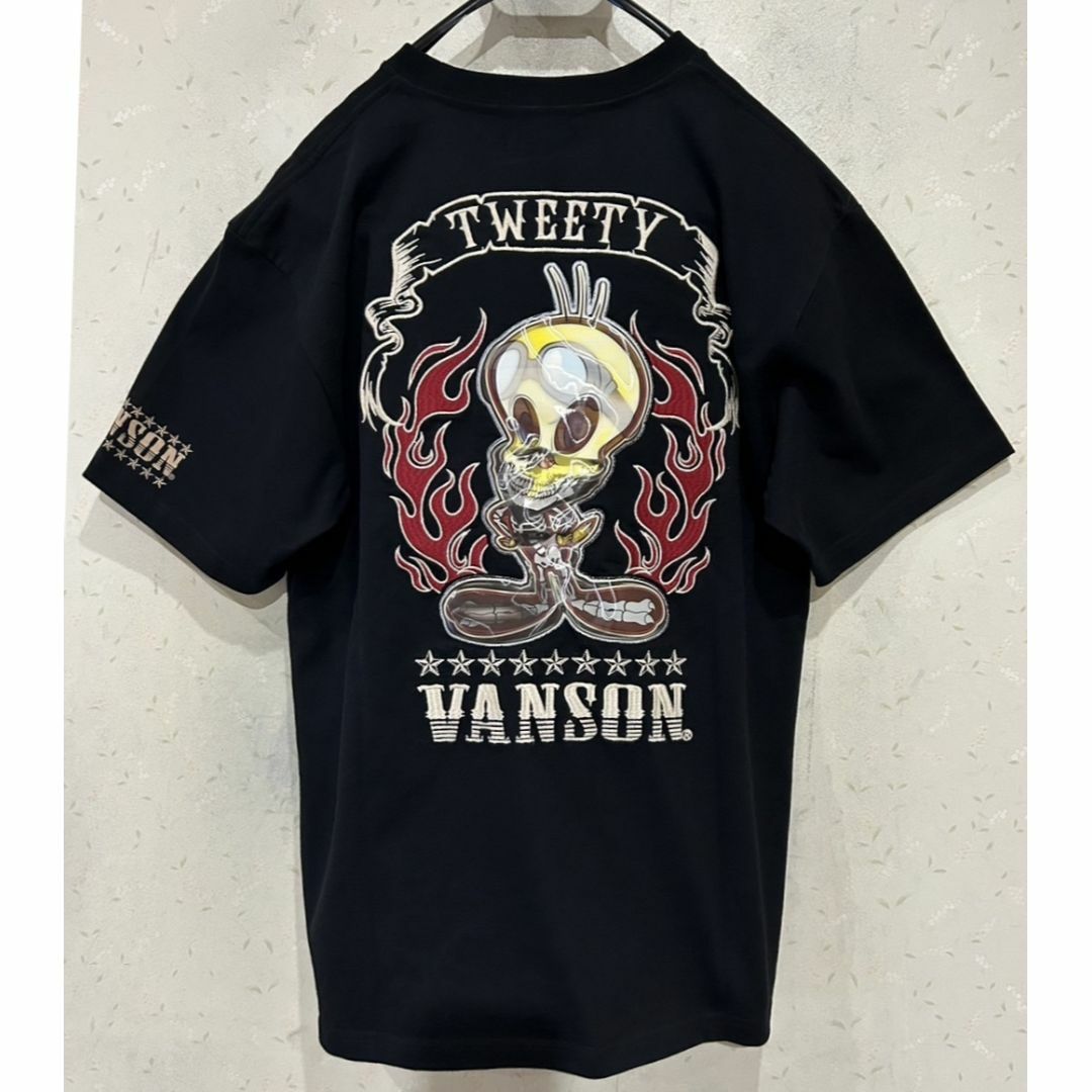 VANSON(バンソン)の＊vanson×ルーニーテューンズ レンチキュラー 半袖 Tシャツ L メンズのトップス(Tシャツ/カットソー(半袖/袖なし))の商品写真