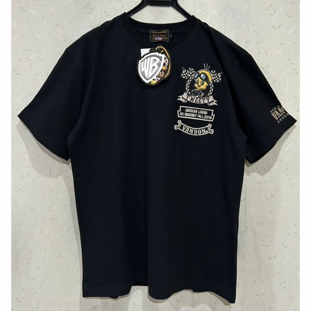 VANSON(バンソン)の＊vanson×ルーニーテューンズ レンチキュラー 半袖 Tシャツ L メンズのトップス(Tシャツ/カットソー(半袖/袖なし))の商品写真