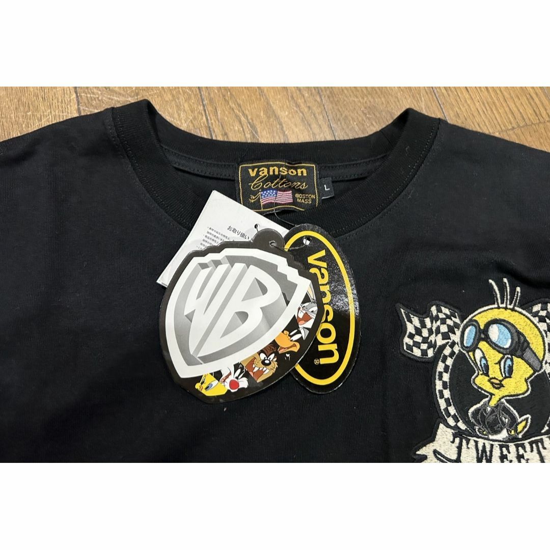 VANSON(バンソン)の＊vanson×ルーニーテューンズ レンチキュラー 半袖 Tシャツ L メンズのトップス(Tシャツ/カットソー(半袖/袖なし))の商品写真