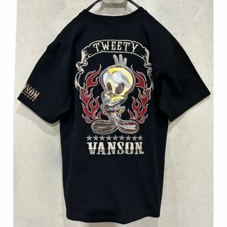 バンソン(VANSON)の＊vanson×ルーニーテューンズ レンチキュラー 半袖 Tシャツ L(Tシャツ/カットソー(半袖/袖なし))