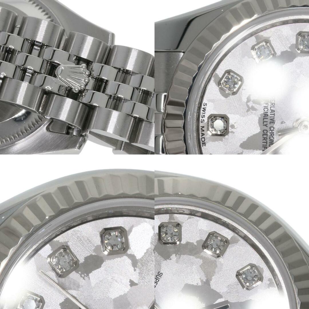 ROLEX(ロレックス)のROLEX 179174G デイトジャスト 10P ダイヤモンド クリスタル 腕時計 SS SS K18WG レディース レディースのファッション小物(腕時計)の商品写真