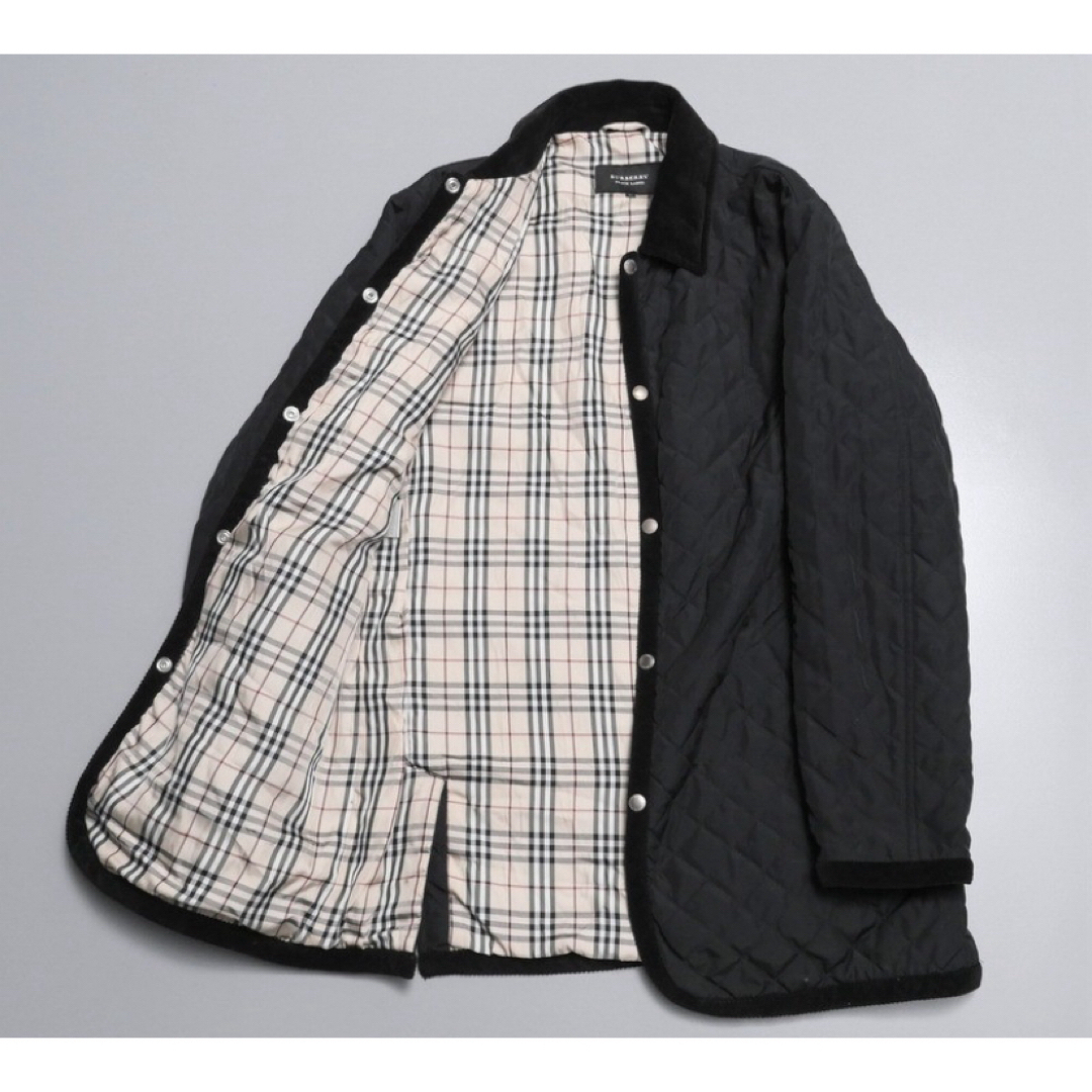 BURBERRY BLACK LABEL(バーバリーブラックレーベル)の【美品】Burberry キルティングコート ノバチェック & マフラー メンズのジャケット/アウター(その他)の商品写真