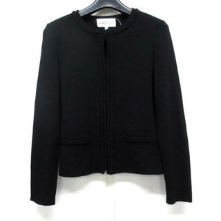 ハナエモリ(HANAE MORI)のHANAE MORI(ハナエモリ) ボレロ サイズ38 M レディース美品  - 黒 長袖(ボレロ)