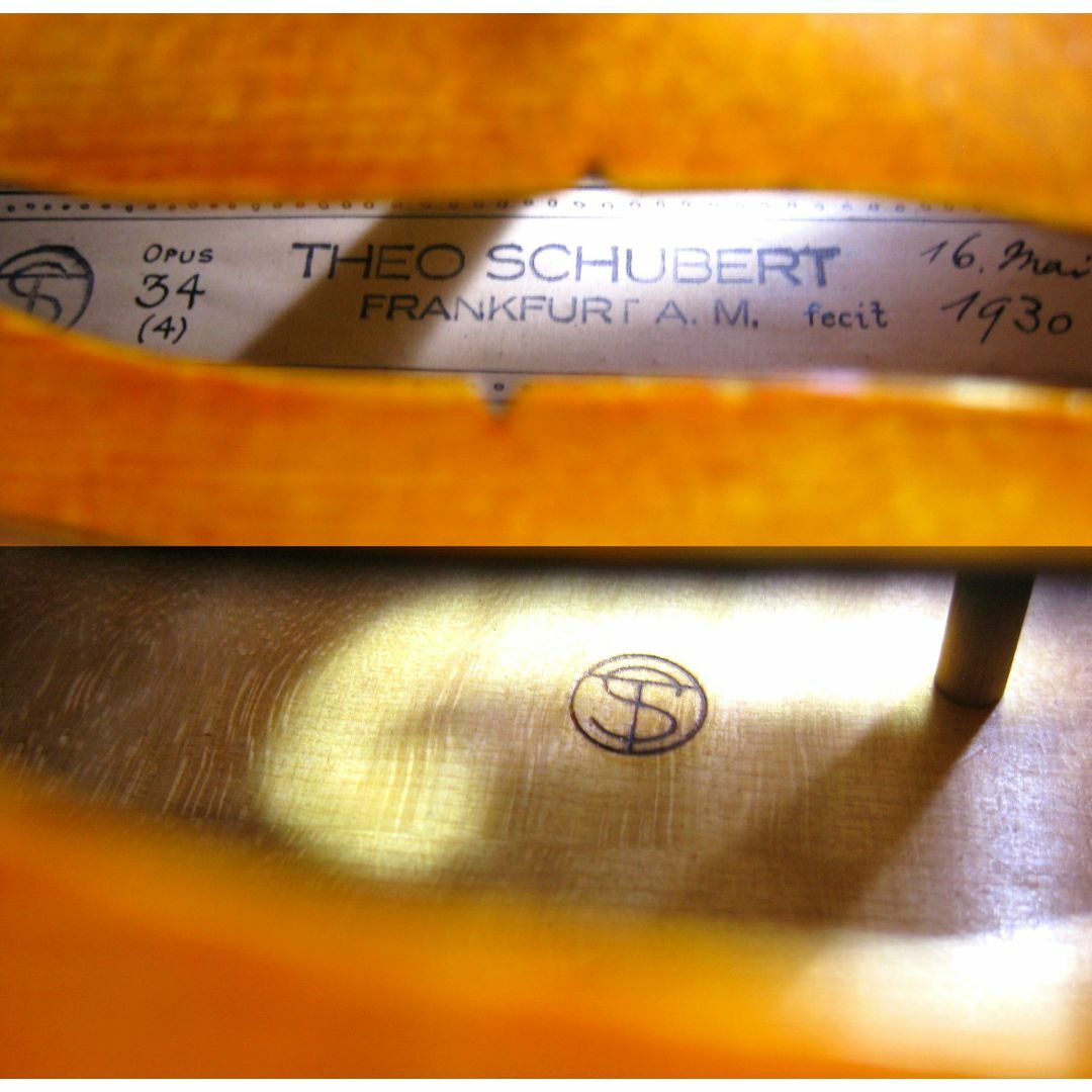 【モダンドイツ】 Theo Schubert 16インチ ビオラ 1930年製 楽器の弦楽器(ヴィオラ)の商品写真