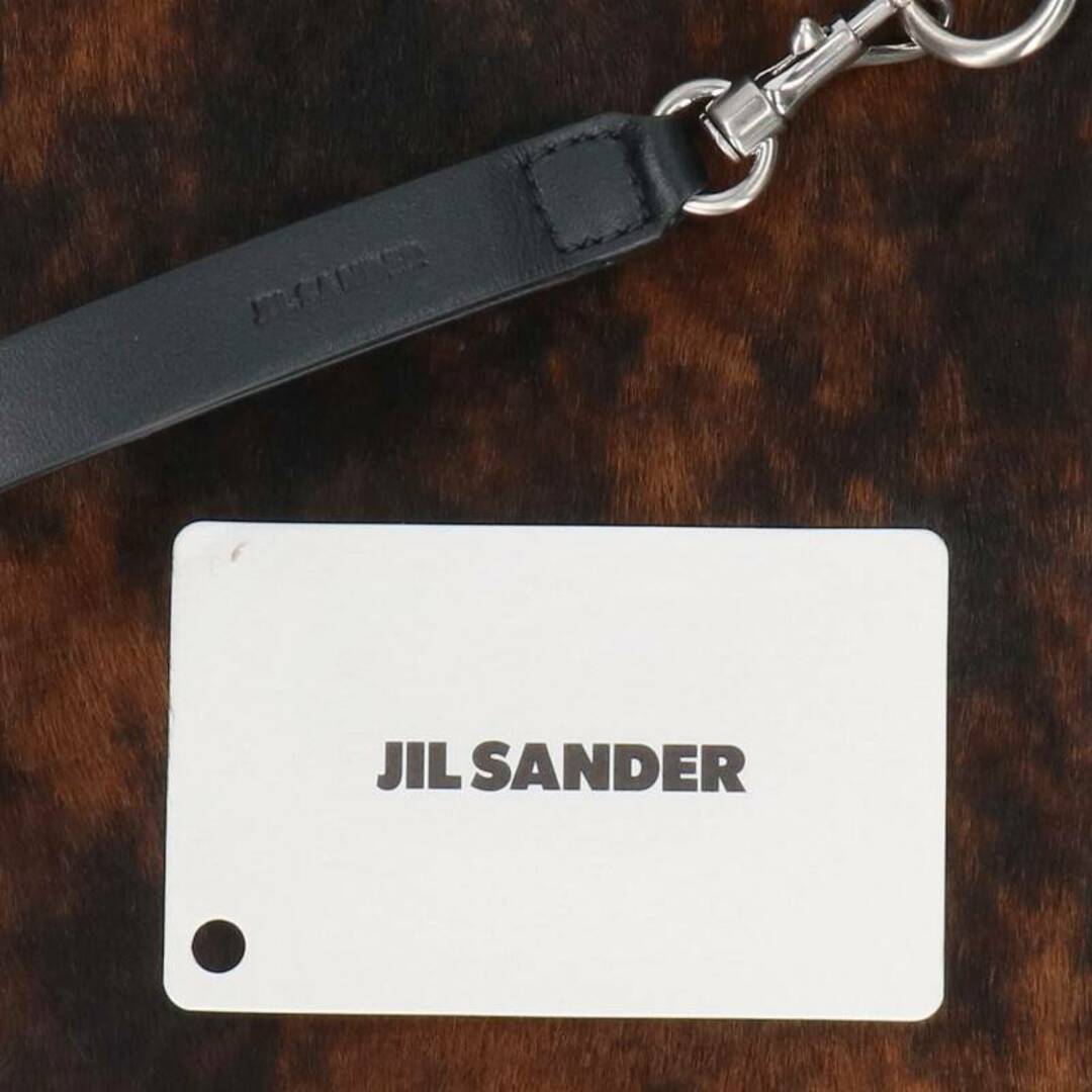 Jil Sander(ジルサンダー)のジルサンダー  J25VL0003 ロゴ入りハラコネックレスショルダーバッグ メンズ メンズのバッグ(ショルダーバッグ)の商品写真