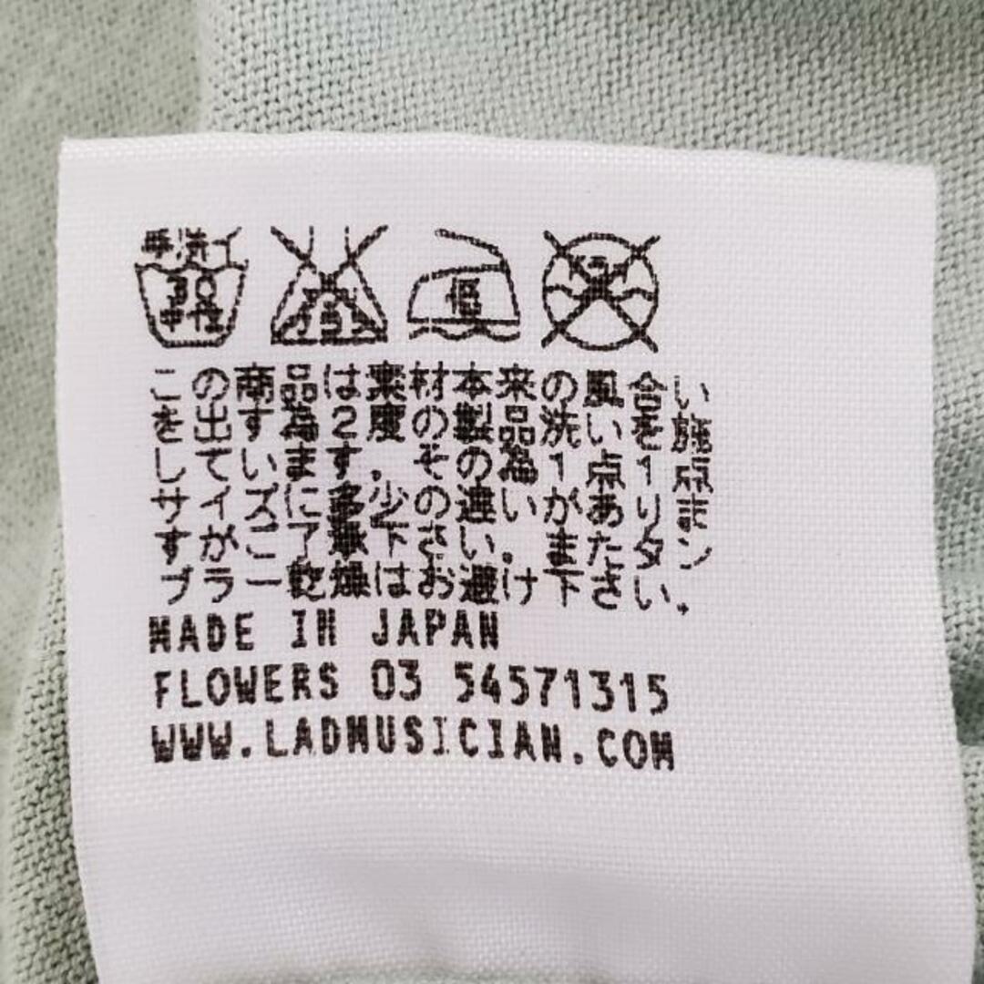 LAD MUSICIAN(ラッドミュージシャン)のLAD MUSICIAN(ラッドミュージシャン) 半袖Tシャツ サイズ44 - ライトグリーン レディースのトップス(Tシャツ(半袖/袖なし))の商品写真