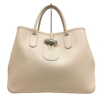 ロンシャン(LONGCHAMP)のLONGCHAMP(ロンシャン) ハンドバッグ ロゾ ベージュ レザー(ハンドバッグ)