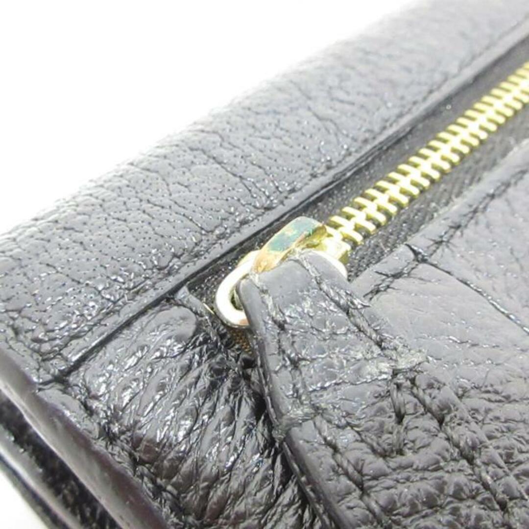 Chloe(クロエ)のChloe(クロエ) 長財布 エルシー 黒×ゴールド レザー レディースのファッション小物(財布)の商品写真