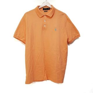 ポロラルフローレン(POLO RALPH LAUREN)のPOLObyRalphLauren(ポロラルフローレン) 半袖ポロシャツ サイズLG - オレンジ(ポロシャツ)