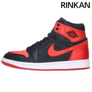 ナイキ(NIKE)のナイキ  WMNS AIR JORDAN 1 RETRO HIGH OG Satin Bred FD4810-061 エアジョーダン1レトロオージーサテンブレッドスニーカー メンズ 25cm(スニーカー)