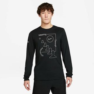 ナイキ(NIKE)のNIKE ナイキ  ヨガ ロングスリーブ Tシャツ (Tシャツ/カットソー(七分/長袖))