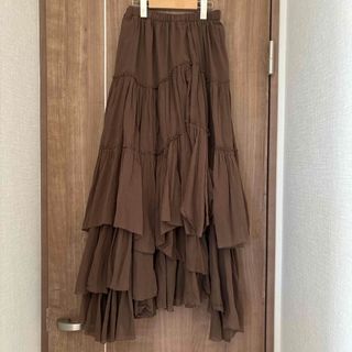 カーサフライン(CASA FLINE)のカーサフライン　コットンティアードスカート(ロングスカート)