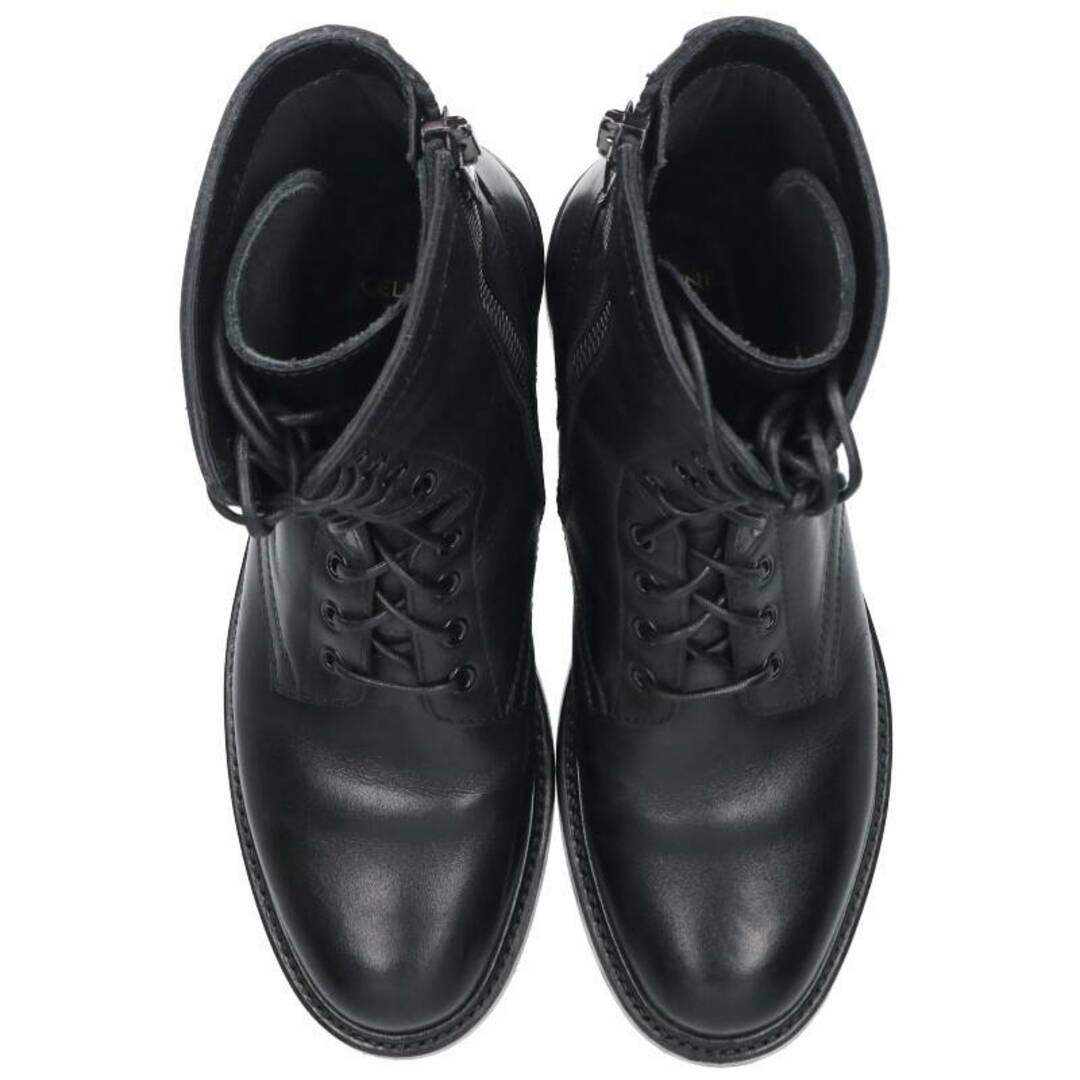 celine(セリーヌ)のセリーヌバイエディスリマン  19AW  COMBAT BOOT P190008551 サイドジップ コンバット レンジャーレザーブーツ メンズ 39 メンズの靴/シューズ(ブーツ)の商品写真
