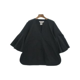 ジルサンダー(Jil Sander)のJIL SANDER ジルサンダー ブラウス 30(S位) 黒 【古着】【中古】(シャツ/ブラウス(長袖/七分))