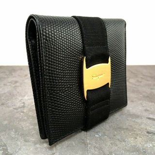 サルヴァトーレフェラガモ(Salvatore Ferragamo)の美品 Salvatore Ferragamo コンパクトウォレット 476(財布)