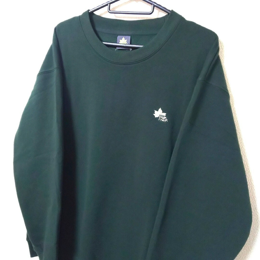 LOGOS(ロゴス)の新品 4L LOGOS Park スウェット トレーナー グリーン 3XL 緑 メンズのトップス(スウェット)の商品写真