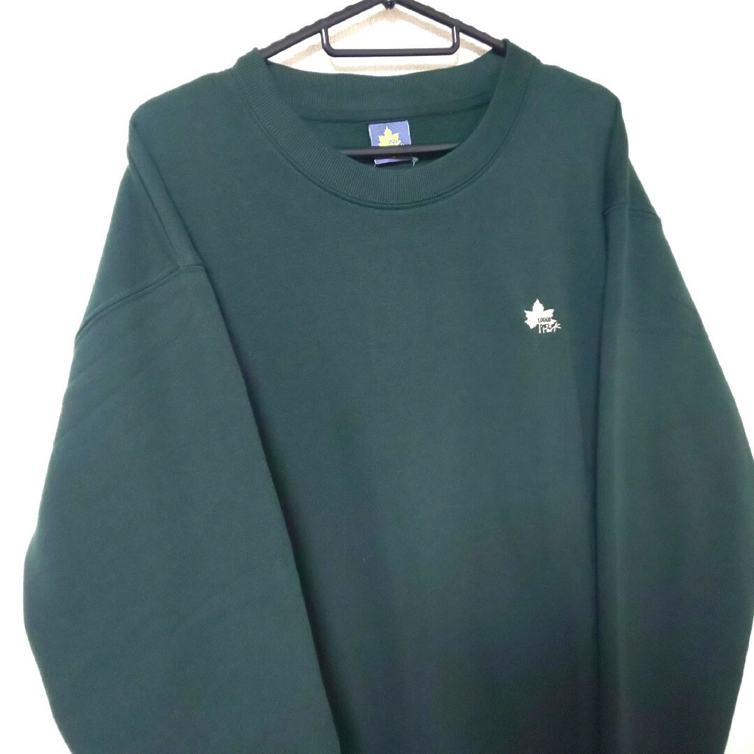 LOGOS(ロゴス)の新品 4L LOGOS Park スウェット トレーナー グリーン 3XL 緑 メンズのトップス(スウェット)の商品写真