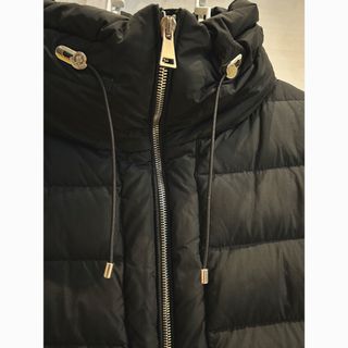 MONCLER - 極美品 最新 モンクレール BADYF ファー付 12A 黒 国内正規