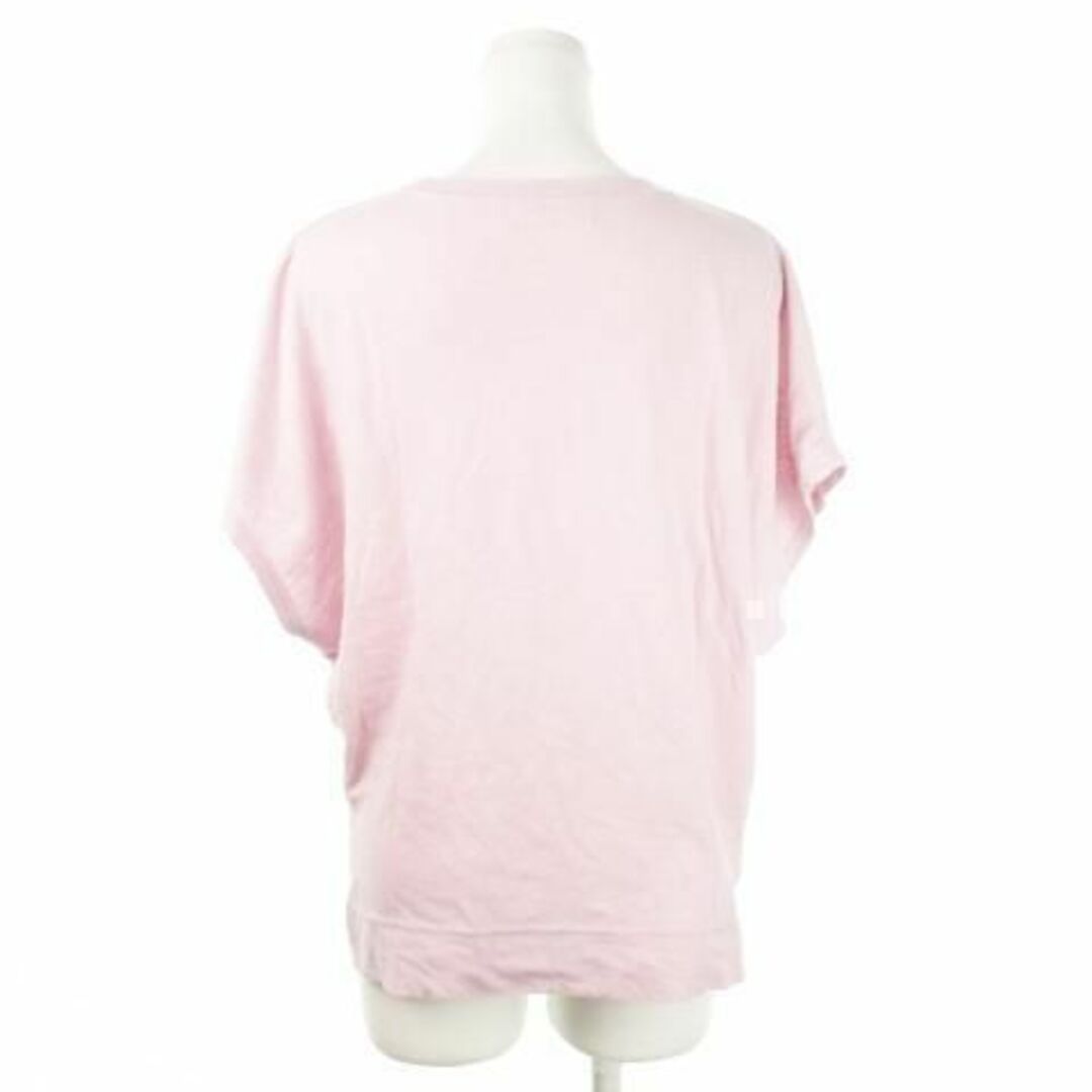 LOWRYS FARM(ローリーズファーム)のローリーズファーム リネンコットンTシャツ L ピンク 230629CK6A レディースのトップス(カットソー(半袖/袖なし))の商品写真