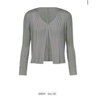 プリーツプリーズイッセイミヤケ(PLEATS PLEASE ISSEY MIYAKE)のイッセイミヤケ  ベーシック　カーディガン JO106 サイズ3(カーディガン)